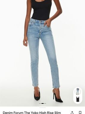 Yoko High-Rise Slim Light Wash Women’s Jeans